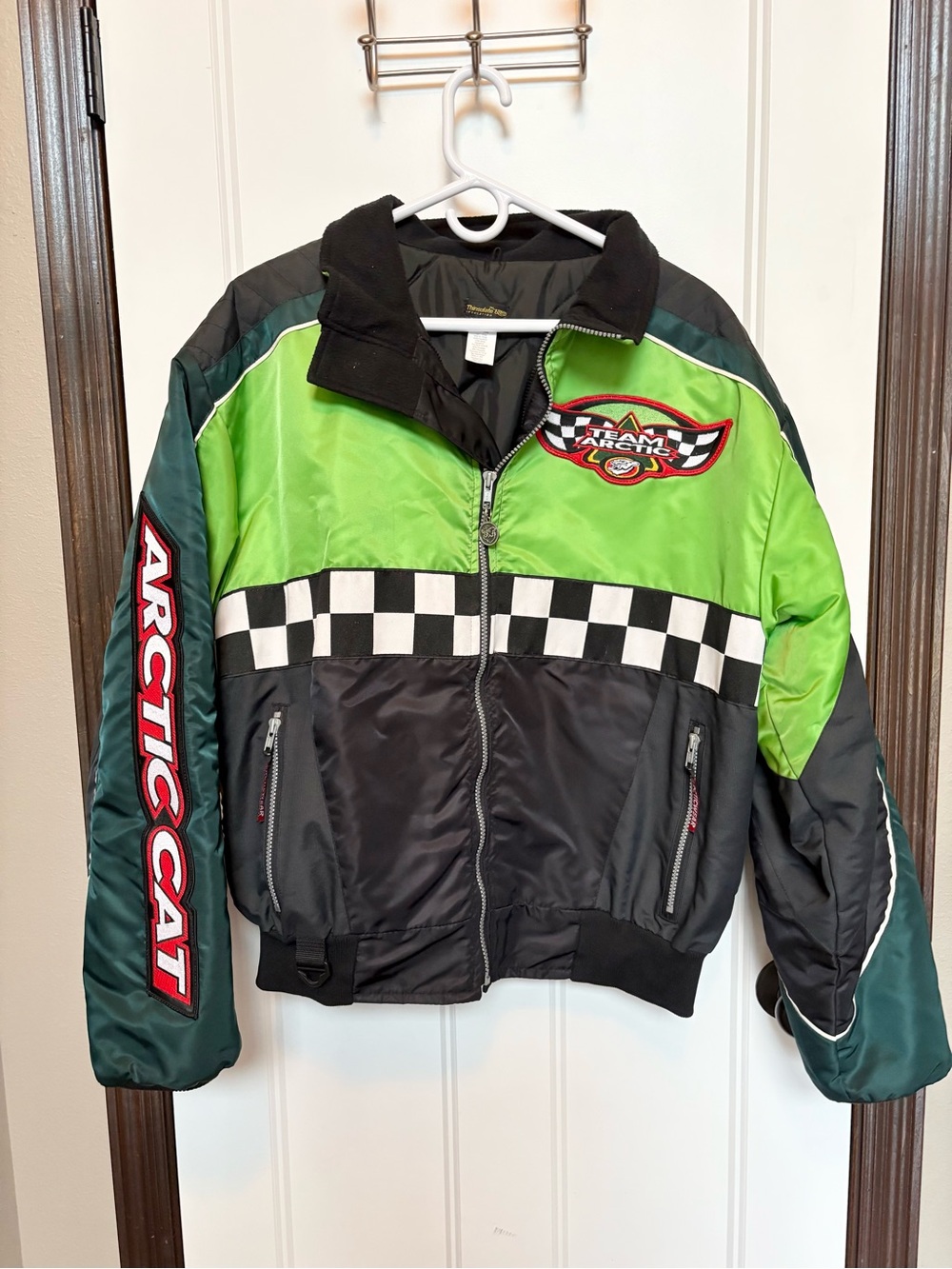 Arctic Cat Men's Green and Black Racing Performance Jacket